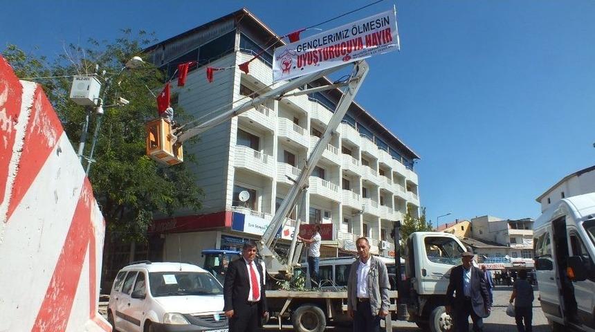 Başkan Tutar&rsquo;dan &lsquo;uyuşturucuya Hayır&rsquo; Kampanyasına Destek