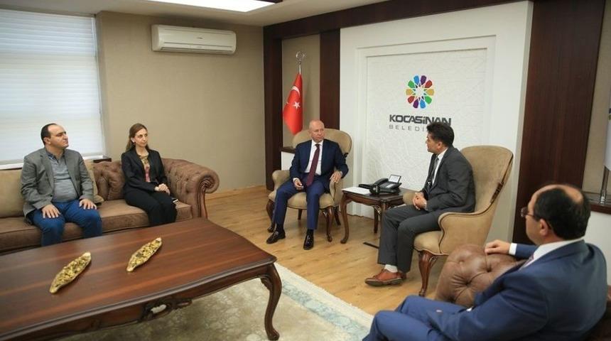 Başkan &Ccedil;olakbayrakdar, Kankader Y&ouml;netimini Ağırladı