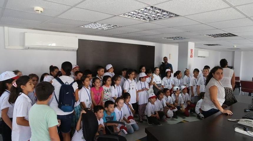 &Ouml;ğrenciler Atıksu Arıtma Tesisini Gezdi