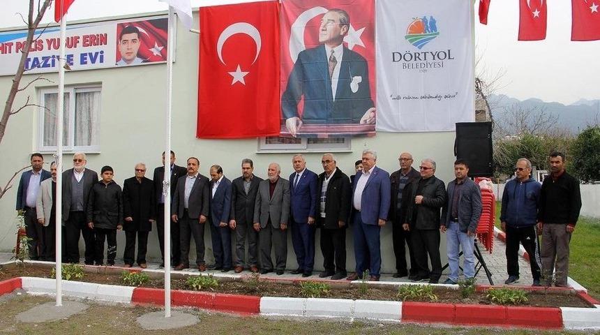 Şehit Polis Yusuf Erin Taziye Evi T&ouml;renle A&ccedil;ıldı