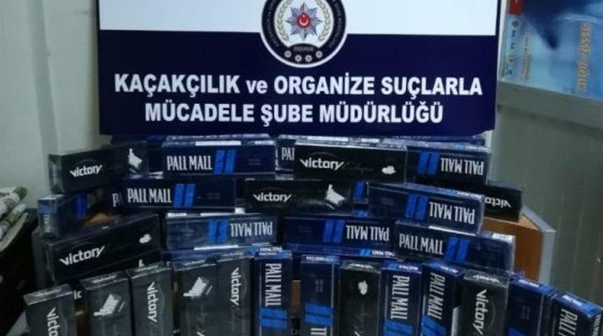 Erzurum&rsquo;da 2 Bin 60 Paket Ka&ccedil;ak Sigara Ele Ge&ccedil;irildi