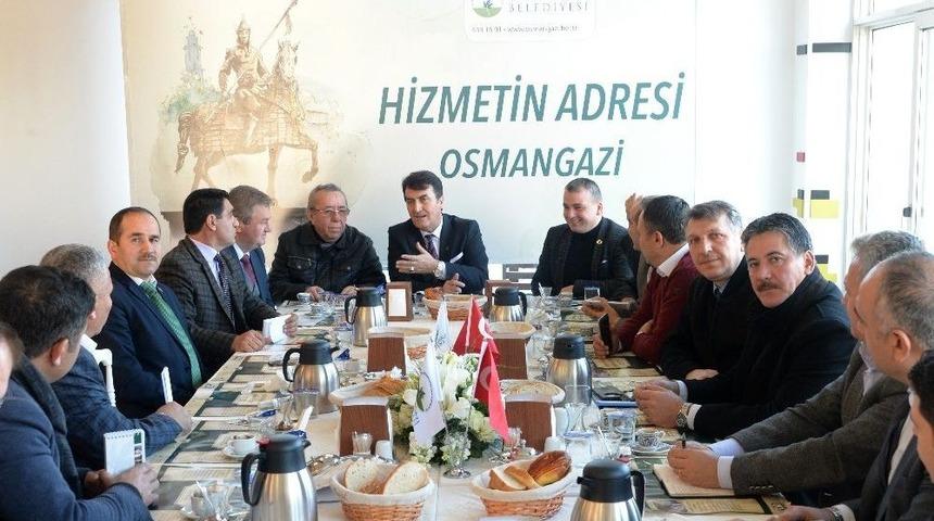 Başkan D&uuml;ndar, Muhtarlarla Buluştu