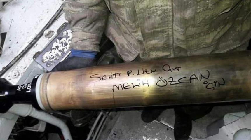 Bu Tanksavar F&uuml;zesi "şehit Piyade Uzman &Ccedil;avuş Melih &Ouml;zcan İ&ccedil;in"