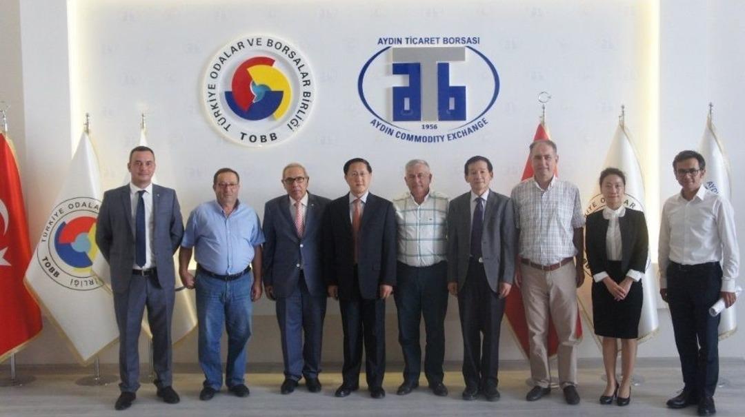 Aydın Oda Borsaları &Ccedil;in Konsolosluğunu Ağırladı