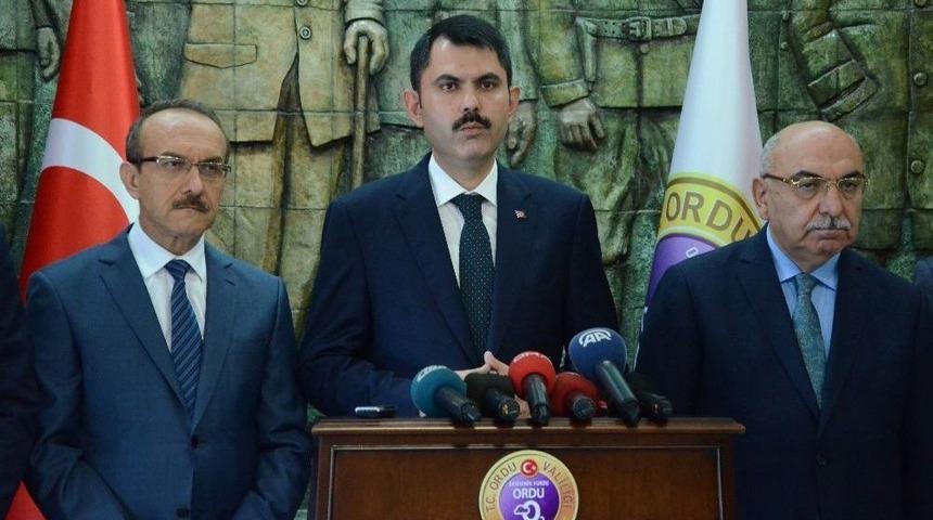 Bakan Kurum: "ordu&rsquo;daki Yollar 2 Ay İ&ccedil;erisinde Yapılacak"