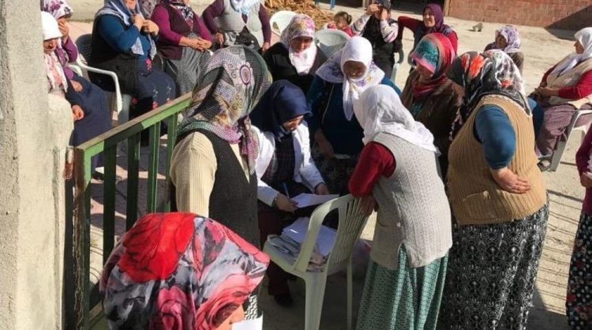 K&ouml;ylerde Kanser Taraması Yapılıyor