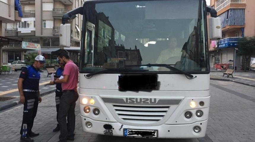 Salihli’de Belgesiz Servis Taşımacılığına Geçit Yok