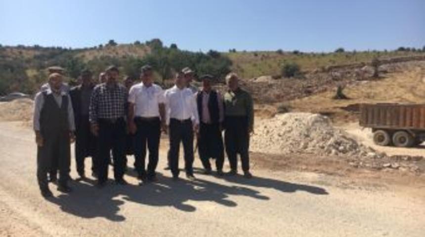 Kaymakam Gencer Yol &Ccedil;alışmasını İnceledi