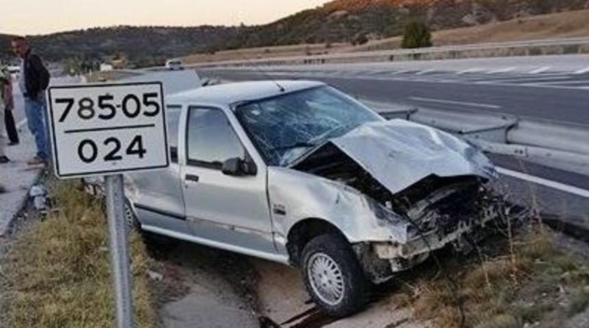&Ccedil;orum&rsquo;da Trafik Kazası: 1 Yaralı
