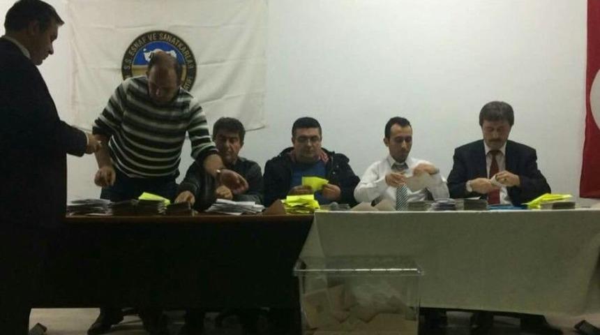 22 Yıldır Esnaf Ve Sanatkarlar Kredi Kefalet Kooperatifi Başkanı Olan Kaman, G&uuml;ven Tazeledi