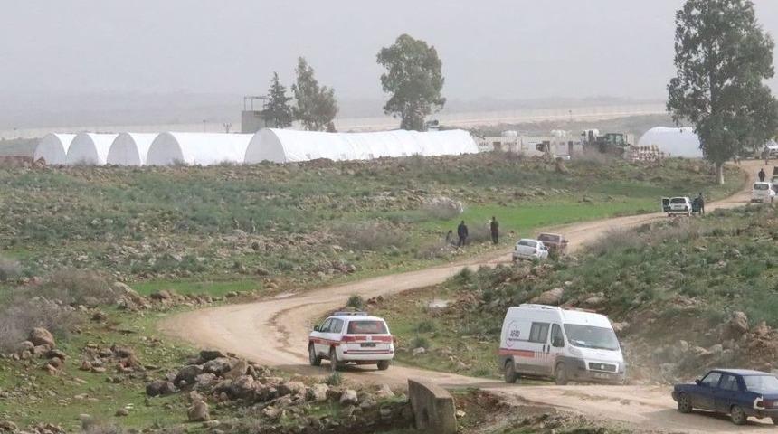 Hatay’da Sınır Karakolu Yakınlarına Roket Düştü