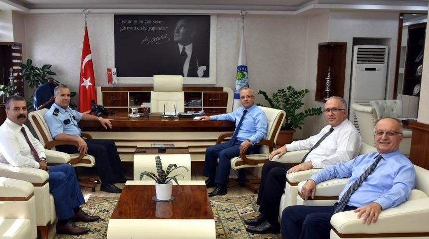 Emniyet M&uuml;d&uuml;r&uuml;nden Başkan Kayda&rsquo;ya İade-i Ziyaret