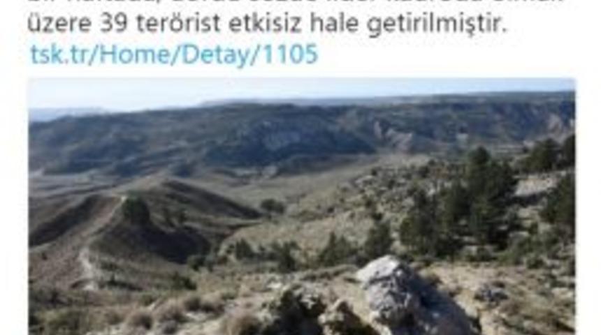 1 Haftada 39 Terörist Etkisiz Hale Getirildi