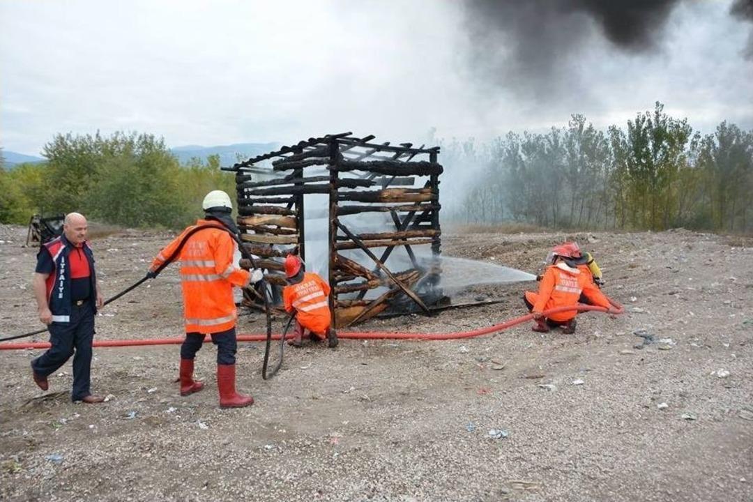 Niksar&rsquo;da Yangın Tatbikatı Ger&ccedil;ekleştirildi