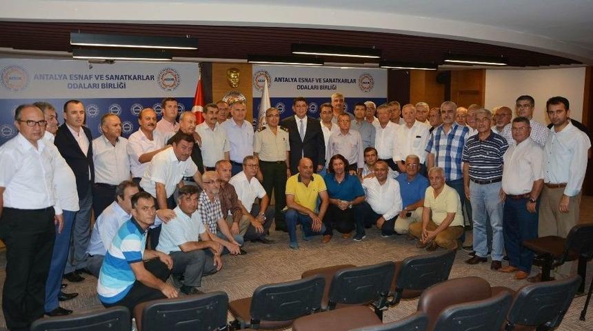 Aesob, İl Jandarma Komutanı Yıldız&rsquo;ı Ağırladı