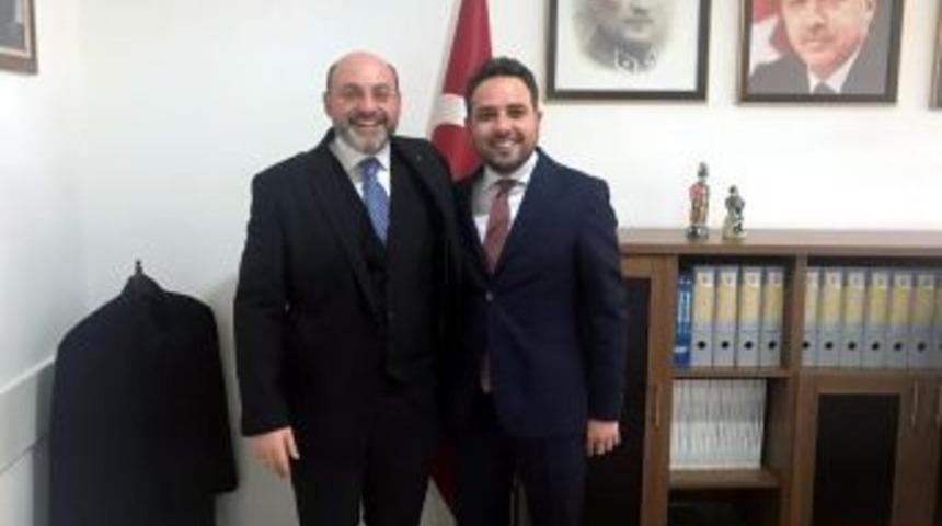 Başkan Ali &Ccedil;etinbaş&rsquo;a İlk &rsquo;hayırlı Olsun&rsquo; Ziyareti Milletvekili İshak Gazel&rsquo;den