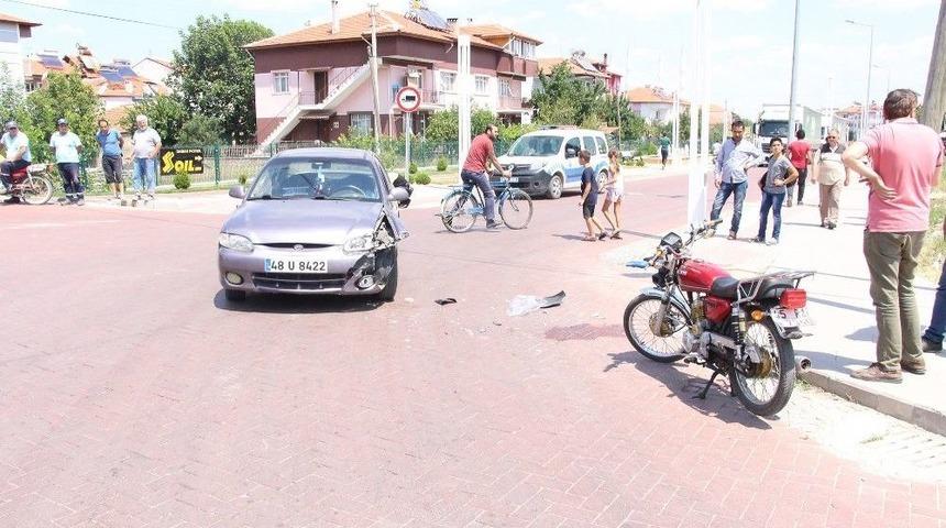 Kula’da Trafik Kazası: 1 Yaralı