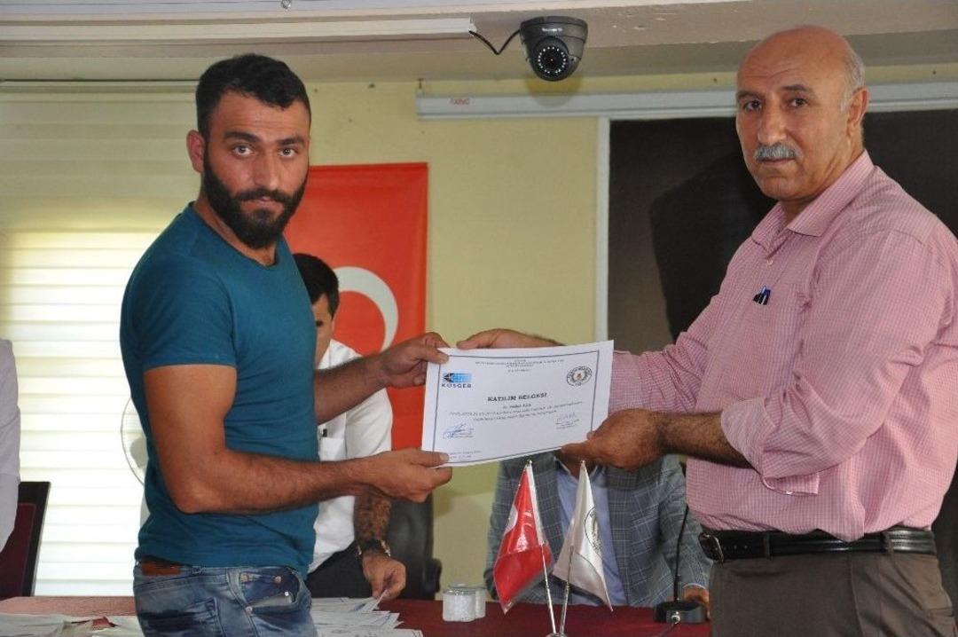 Bulanık&rsquo;ta Girişimcilik Sertifikası Dağıtımı