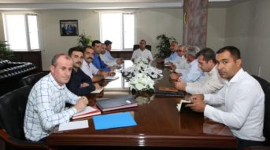 Başkan Bedirhanoğlu Başkanlığında Birimler Toplantısı Yapıldı