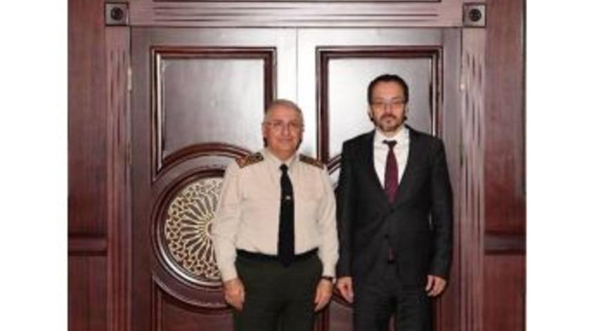 Rekt&ouml;r Bircan, Genel Kurmay Başkanını Ziyaret Etti