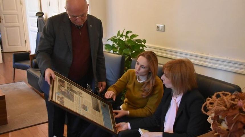 Başkan Eşkinat, Yunanistan&rsquo;ın Yeni Edirne Konsolosunu Ağırladı