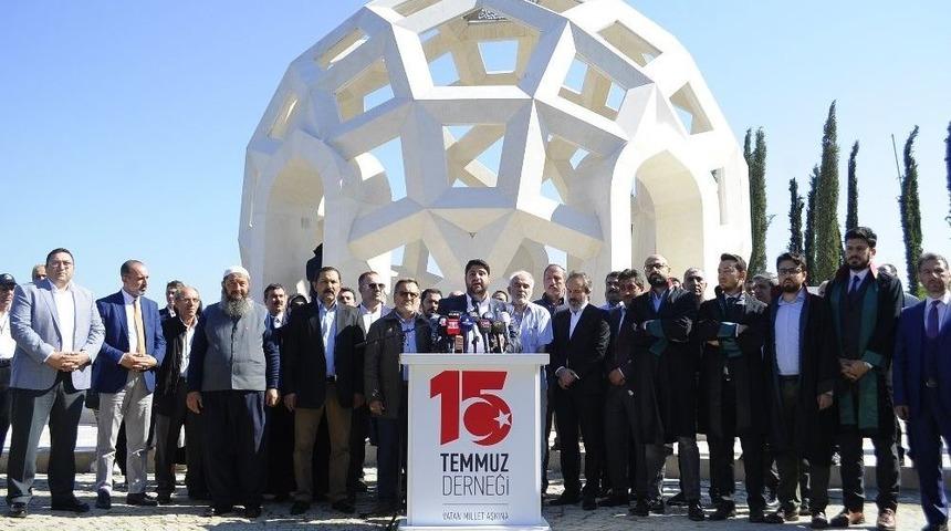 15 Temmuz Şehitler K&ouml;pr&uuml;s&uuml; Davası &Ouml;ncesi &ldquo;şehitler Makamı&rdquo;nda A&ccedil;ıklama Yapıldı