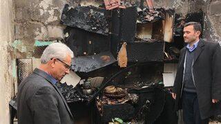 Elektrik Kontağı İmamın Evini Yaktı