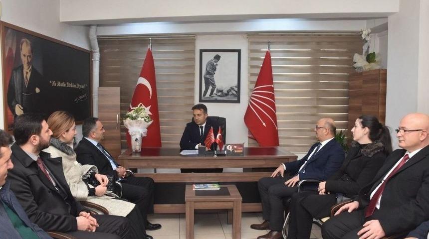 Başkan Ay Chp Teşkilatını Ziyaret Etti