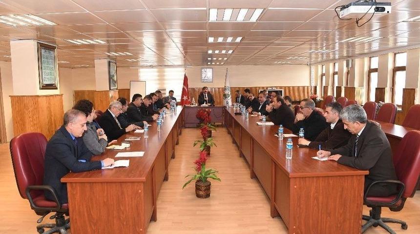 Muş Belediyesinde Değerlendirme Toplantısı