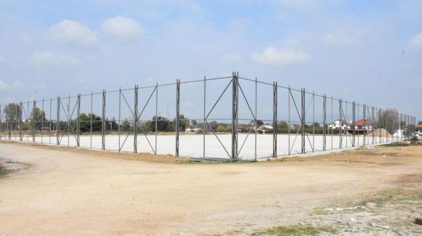 Spor Kompleksi İnşaat &Ccedil;alışmaları Devam Ediyor