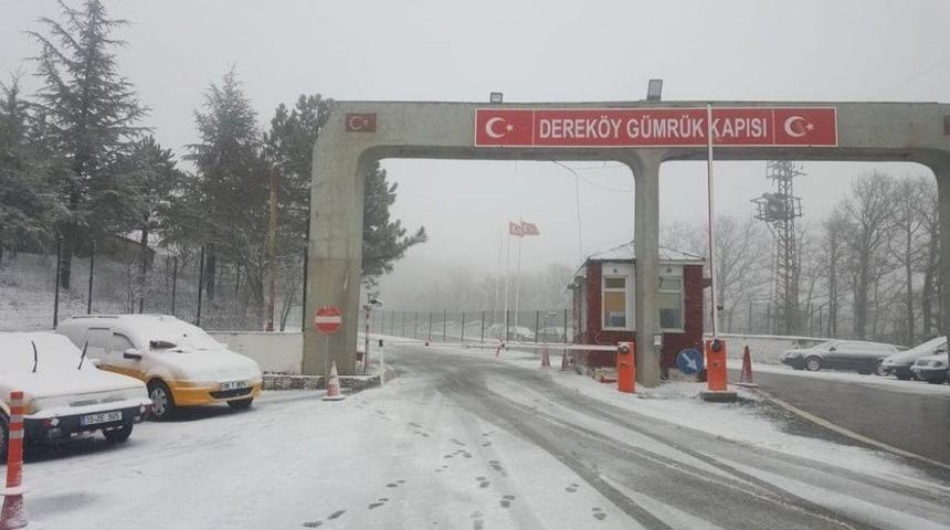 Kırklareli&rsquo;nde Kar Yağışı