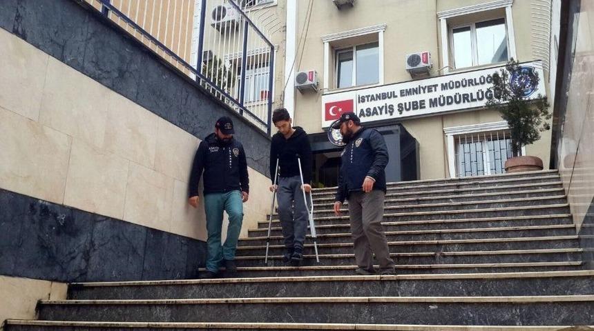 Kağıthane&rsquo;de Polis Memurunu Yaralayan Gasp&ccedil;ı Tutuklandı