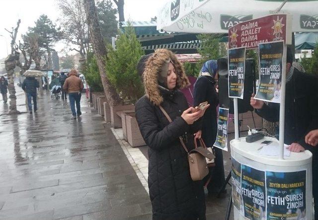 Zeytin Dalı Harekatı İçin Uşak’ta Okuma Kampanyası Başlatıldı