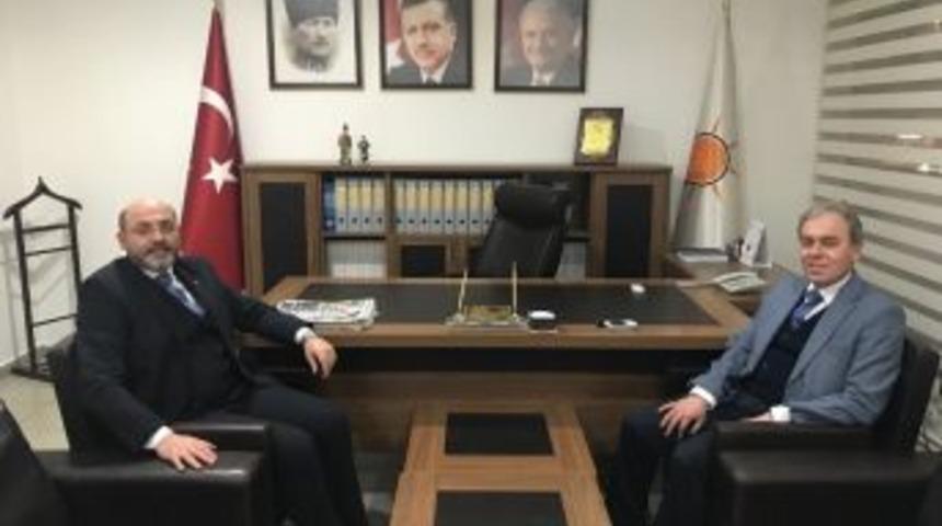 Milletvekili Vural Kavuncu&rsquo;dan Başkan &Ccedil;etinbaş&rsquo;a Tebrik Ziyareti