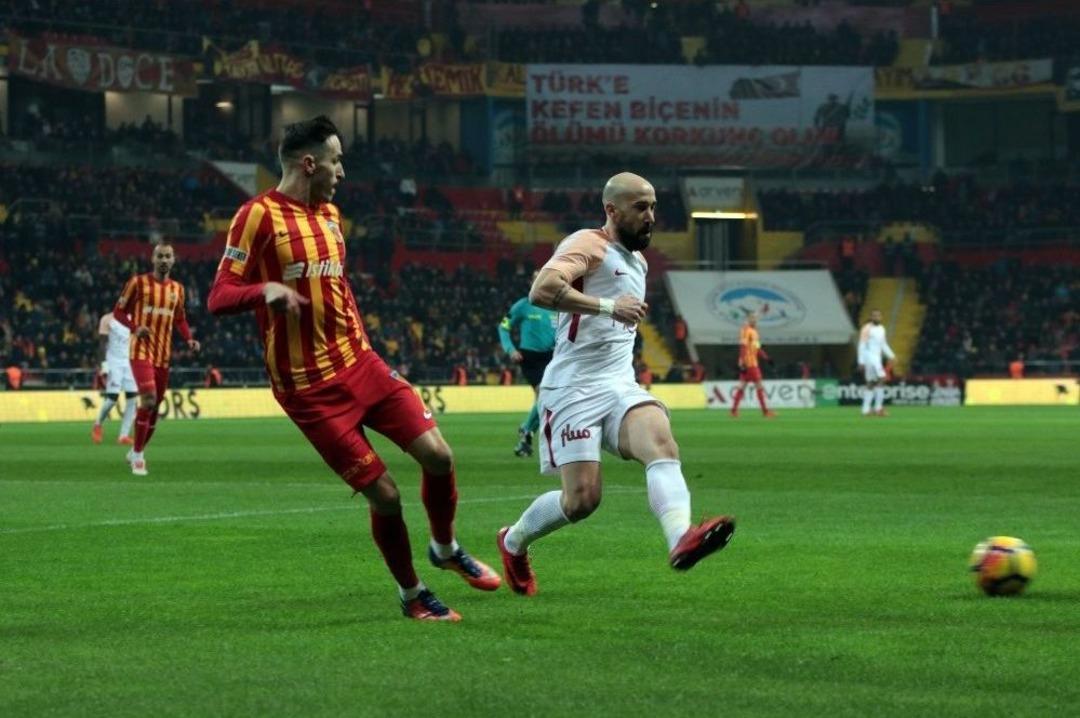 S&uuml;per Lig: Kayserispor: - Galatasaray: 2 (ilk Yarı)