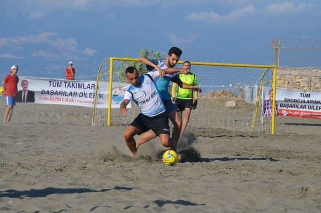 Tff Plaj Futbolu Arsuz Etabı Başladı