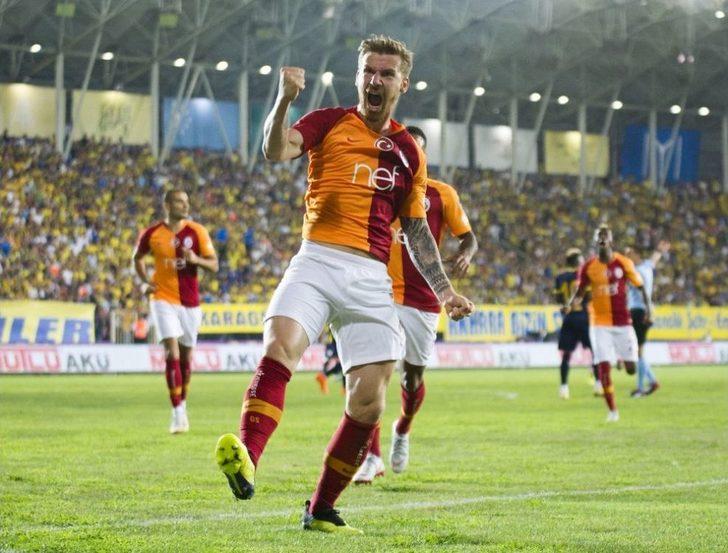 Spor Toto Süper Lig: Mke Ankaragücü: 1 - Galatasaray: 2 (ilk Yarı) G5