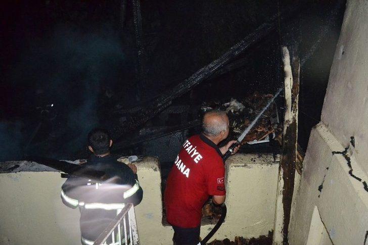 Kozan’da İkamet Yangını G4