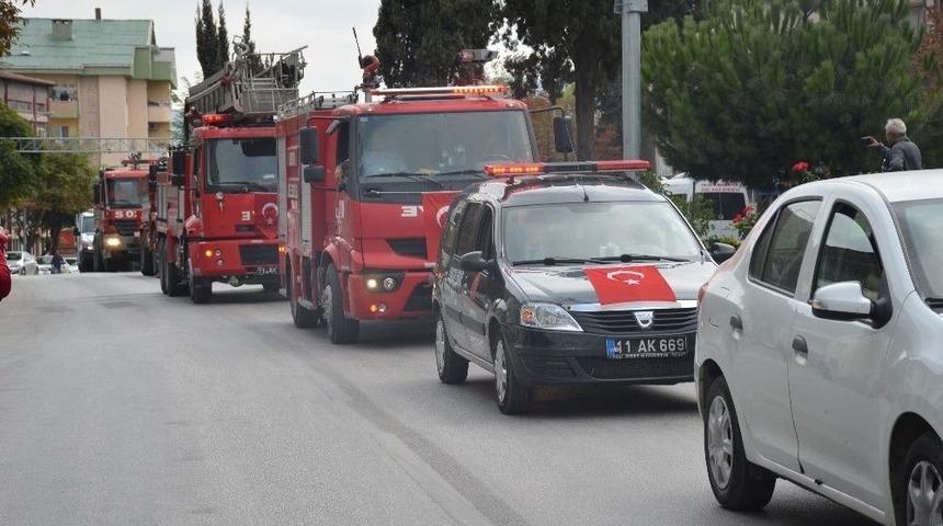 İtfaiye Haftası Etkinlikleri Ara&ccedil; Korteji İle Son Buldu