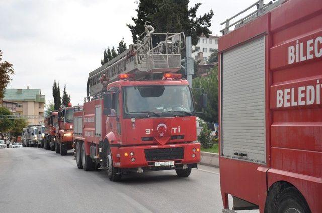 İtfaiye Haftası Etkinlikleri Araç Korteji İle Son Buldu