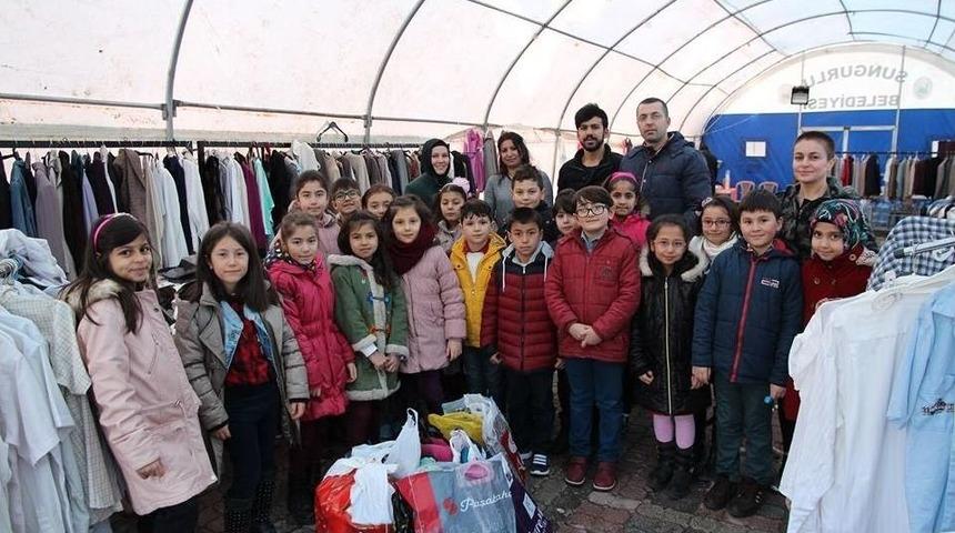 Minik &Ouml;ğrencilerden Anlamlı Yardım