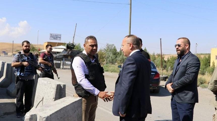 Vali Atik G&uuml;venlik Noktalarını Denetledi