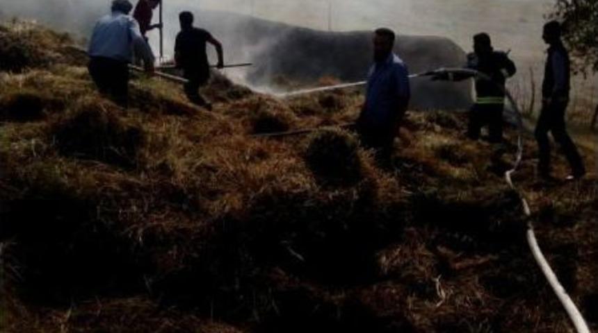 Başkale&rsquo;de Ot Yangını