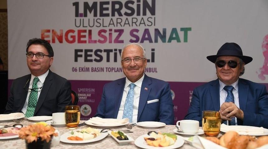 1. Mersin Uluslararası Engelsiz Sanat Festivali İstanbul&rsquo;da Tanıtıldı