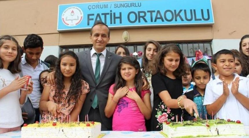 Sungurlu&rsquo;da &rsquo;doğum G&uuml;n&uuml;m&uuml; Okulda Kutluyoruz&rsquo; Projesi