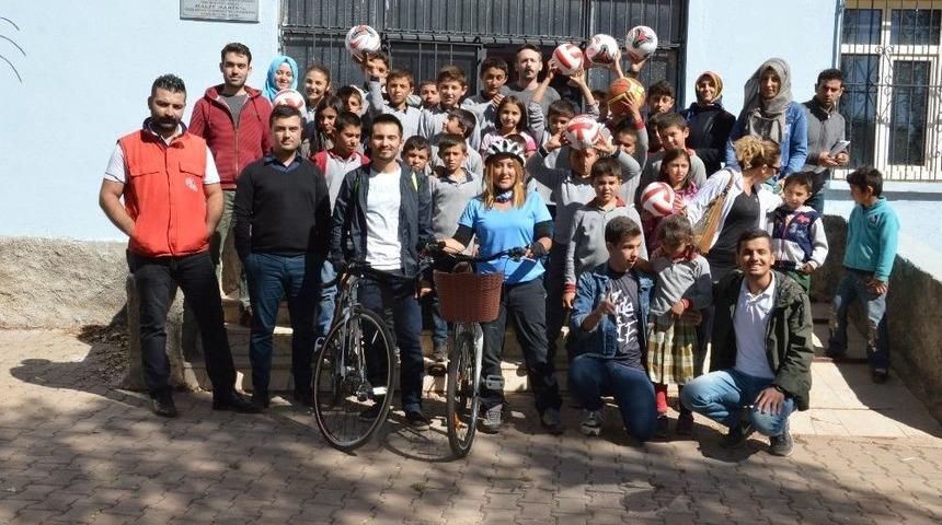 Kırıkkaleli Bisikletseverlerden Anlamlı Destek