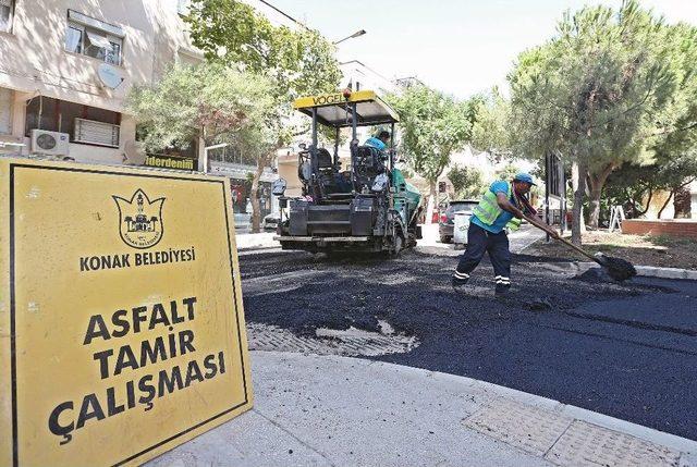 Konak Asfaltını Kendi Üretiyor