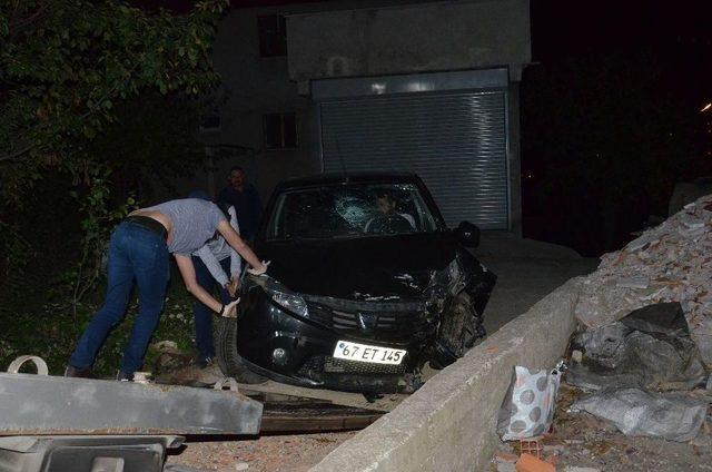 Zonguldak’ta Trafik Kazası, 4 Yaralı