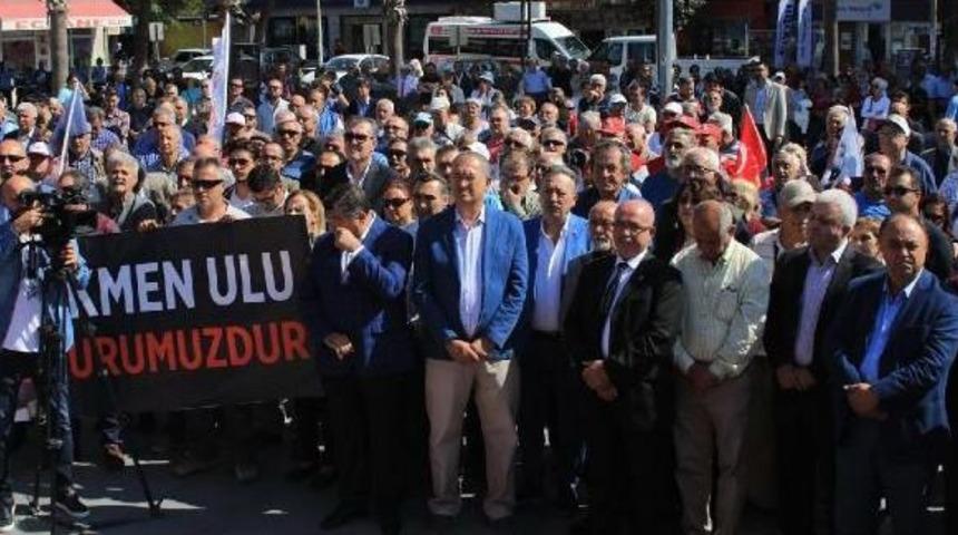 Dikili'de G&ouml;kmen Ulu Ve Tutuklu Gazeteciler I&ccedil;in Miting