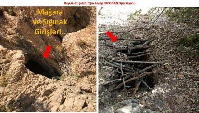 Diyarbakır'da Teröristlerin Kullandığı Mağaralar Içerisinde Silah Ve Mühimmat Bulundu